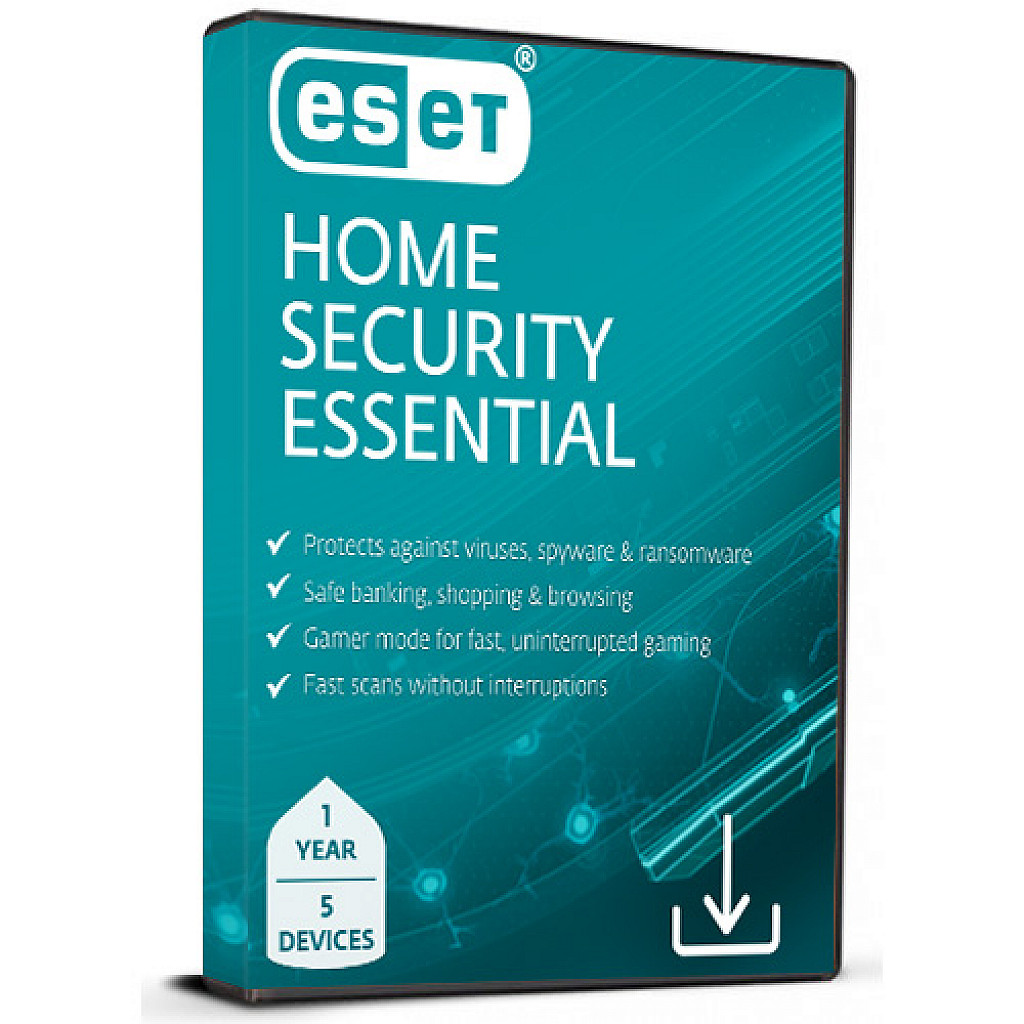 ESET Home Security Essential (1 Year/ 5 Devices License) (Subscription / Global)