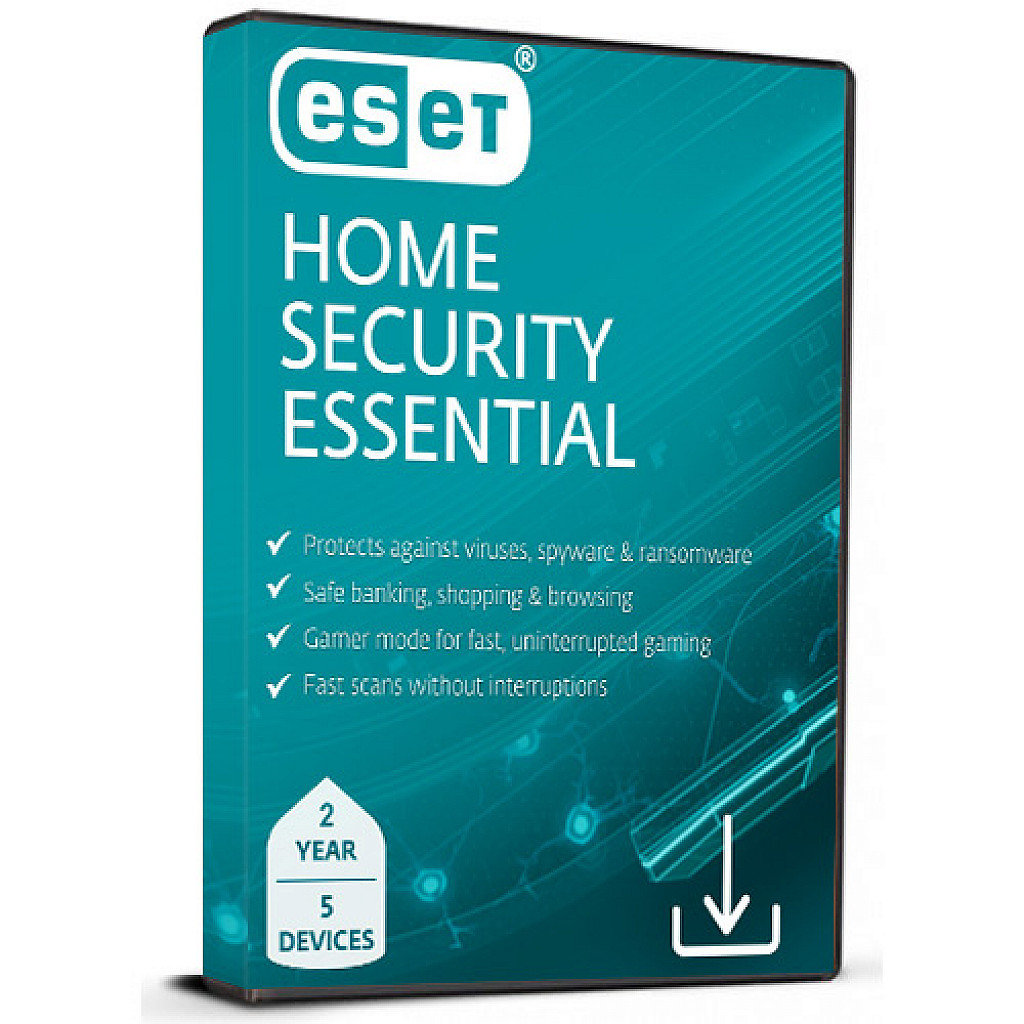 ESET Home Security Essential (2 Years / 5 Devices License) (Subscription / Global)